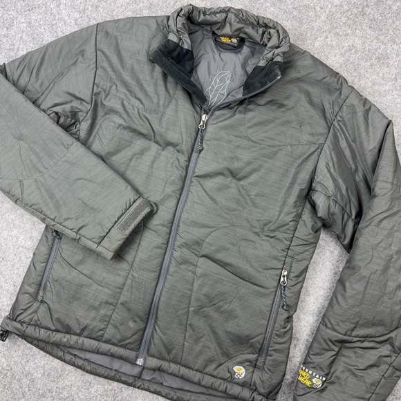 Mountain Hardwear Jackets & Blazers - Mountain‎ Hardwear Jacket Womens Medium Gray PrimaLoft Insulated Puffer Full Zip